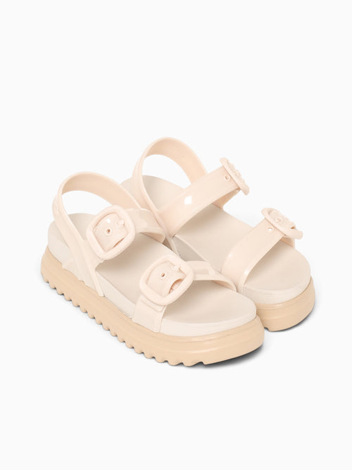 Cozy Sandal Platform Beige Jelly Beige / 5 / M
