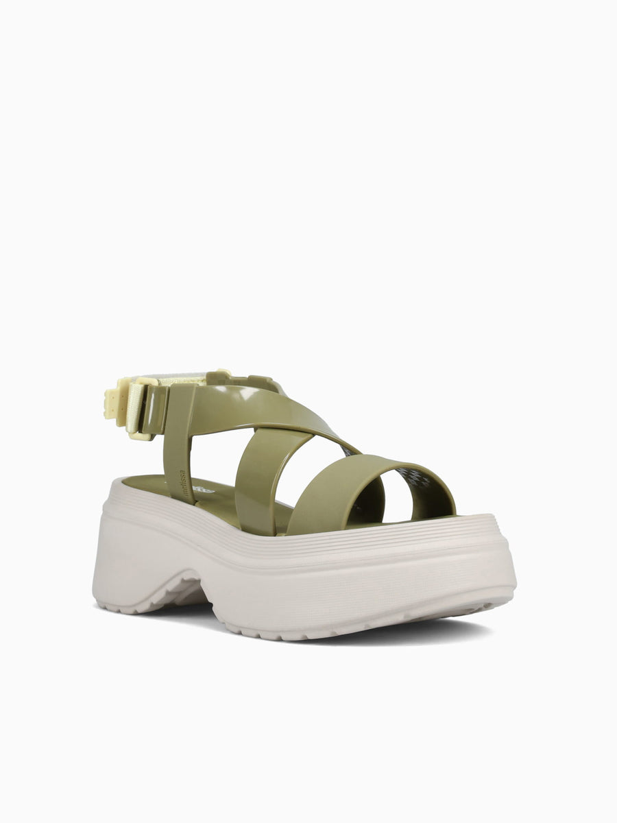 Stand Platform Green Beige jelly Dark Green / 5 / M