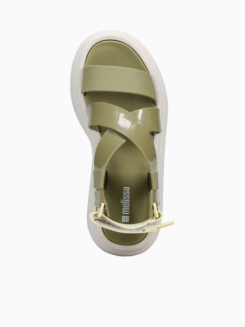 Stand Platform Green Beige jelly Dark Green / 5 / M