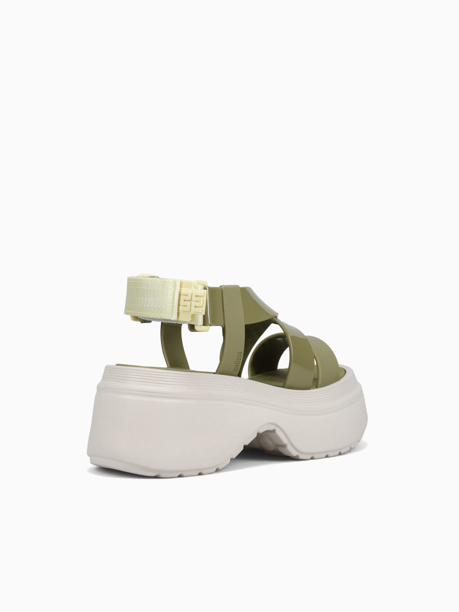 Stand Platform Green Beige jelly Dark Green / 5 / M