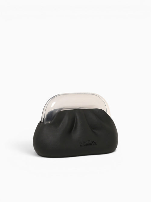 Glass Bag Black Clear jelly Black