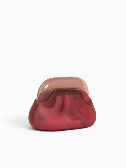Glass Bag Red Brown jelly Red