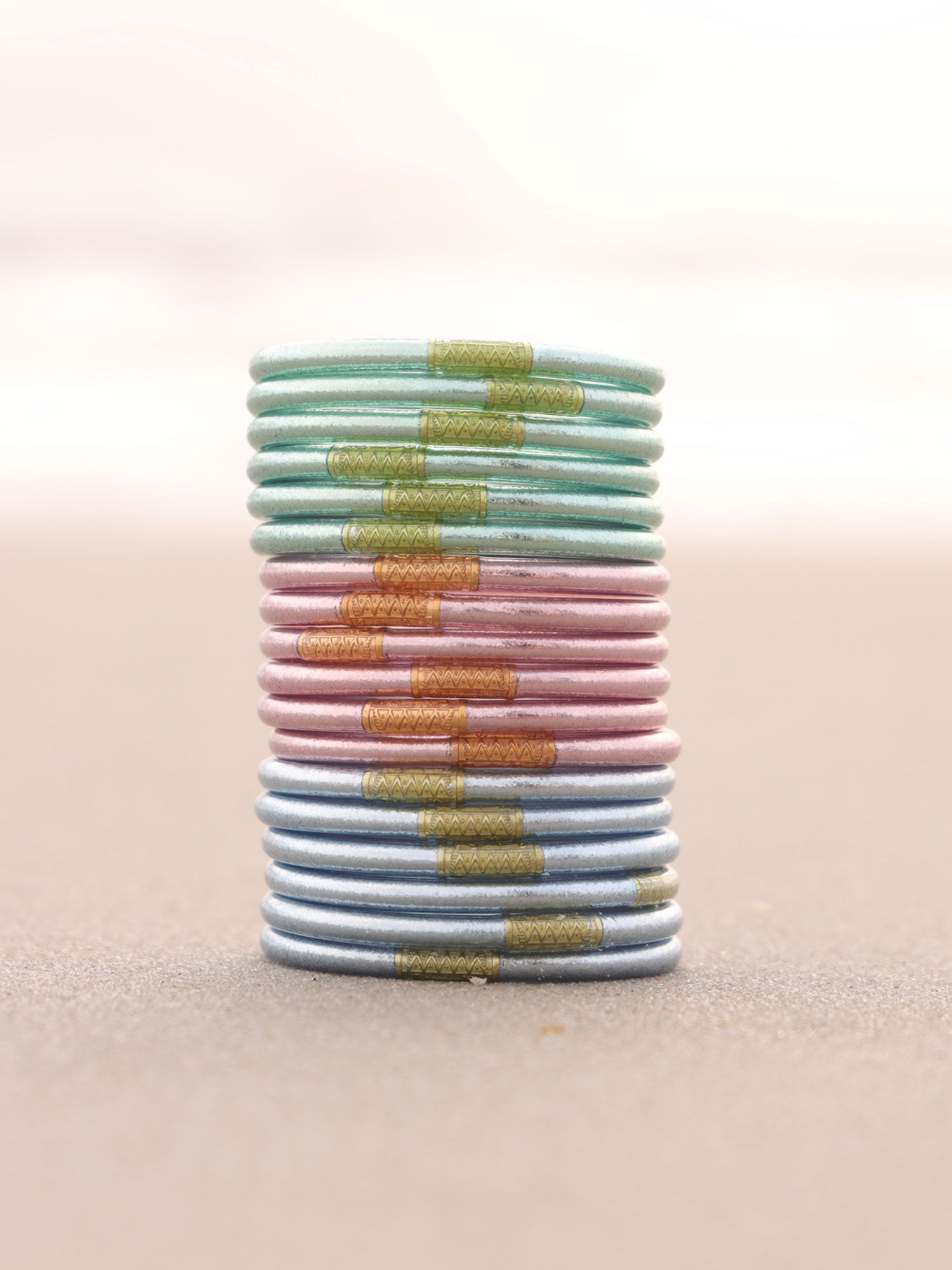 Celeste All Weather Bangles (set Of 6)
