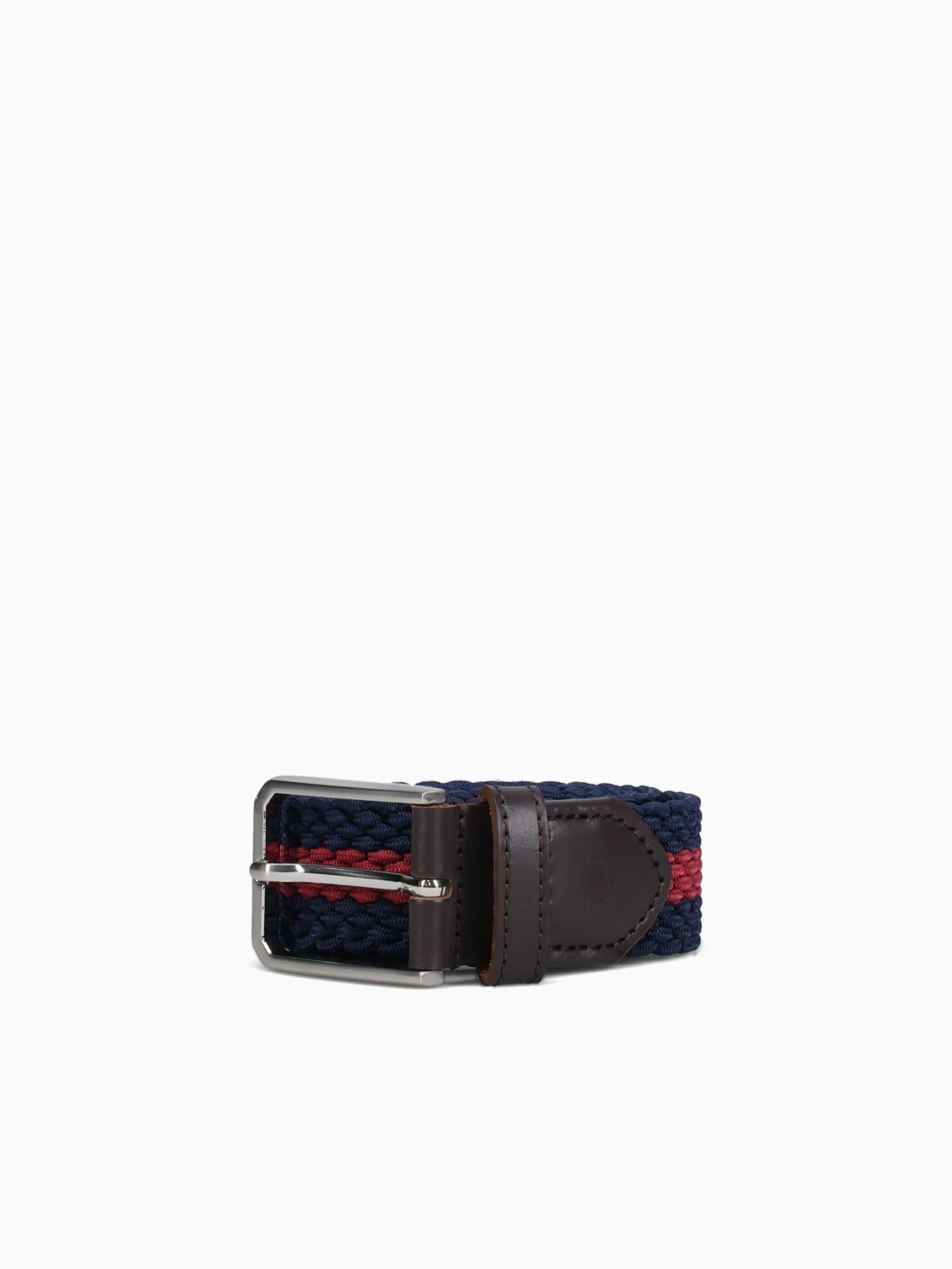 Logan Navy Red woven elastic Navy / S