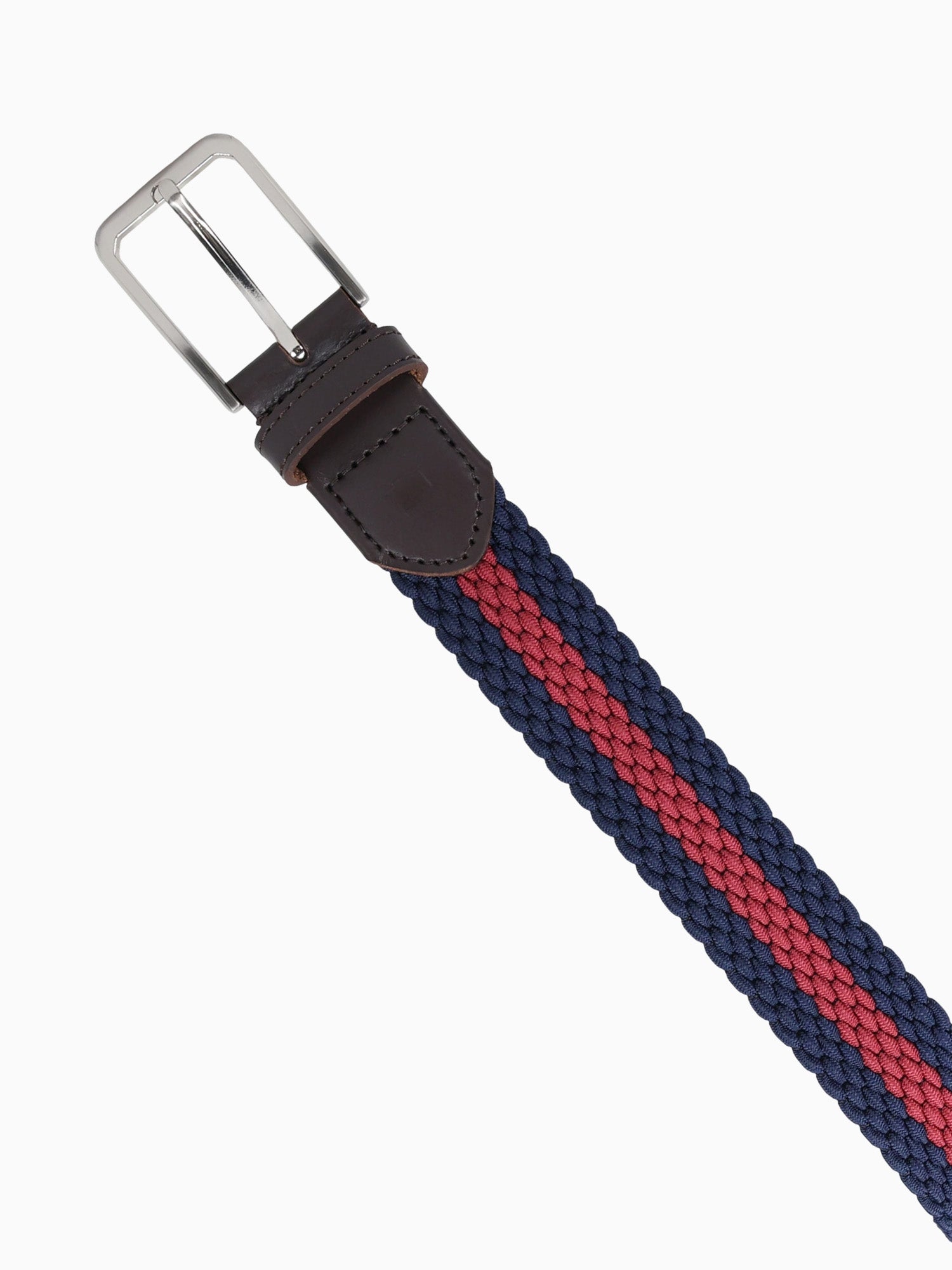 Logan Navy Red woven elastic Navy / S