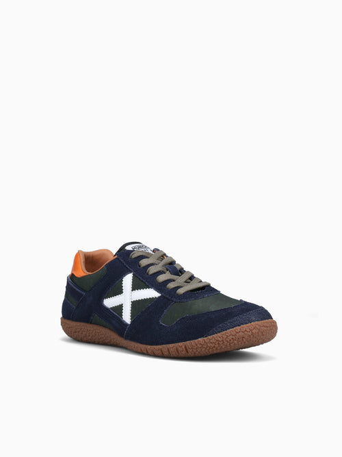 Goal Navy Verde Naranja suede Fabric Navy / 40 / M