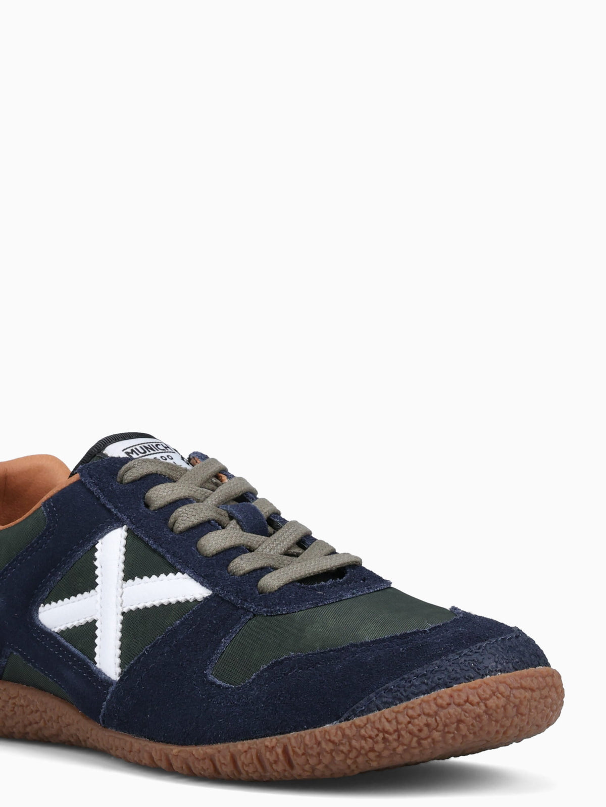 Goal Navy Verde Naranja suede Fabric Navy / 40 / M