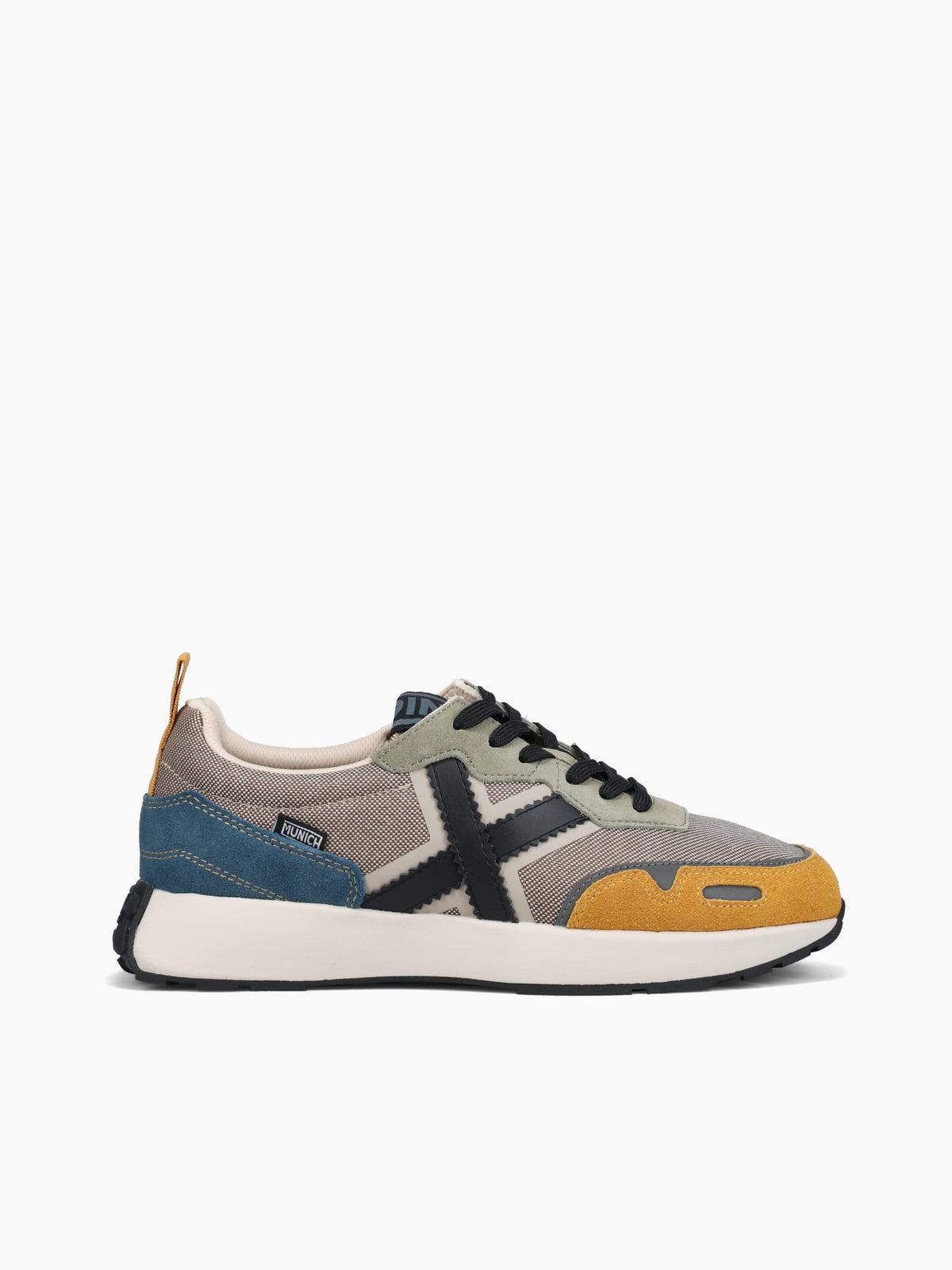 Xemine Amarillo Beige Azul suede Mesh Yellow / 40 / M