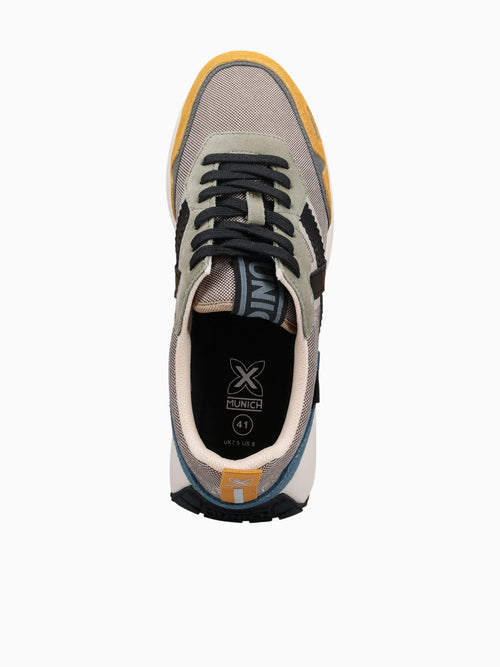 Xemine Amarillo Beige Azul suede Mesh Yellow / 40 / M