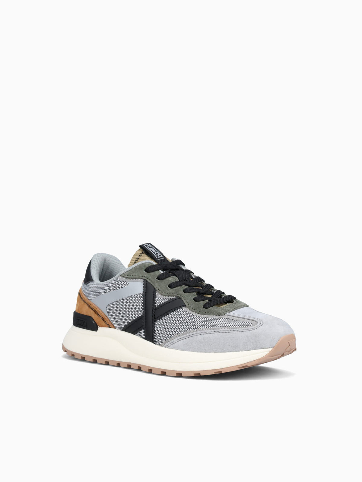 Dynamix Gris Verde Tan suede Mesh Grey / 40 / M