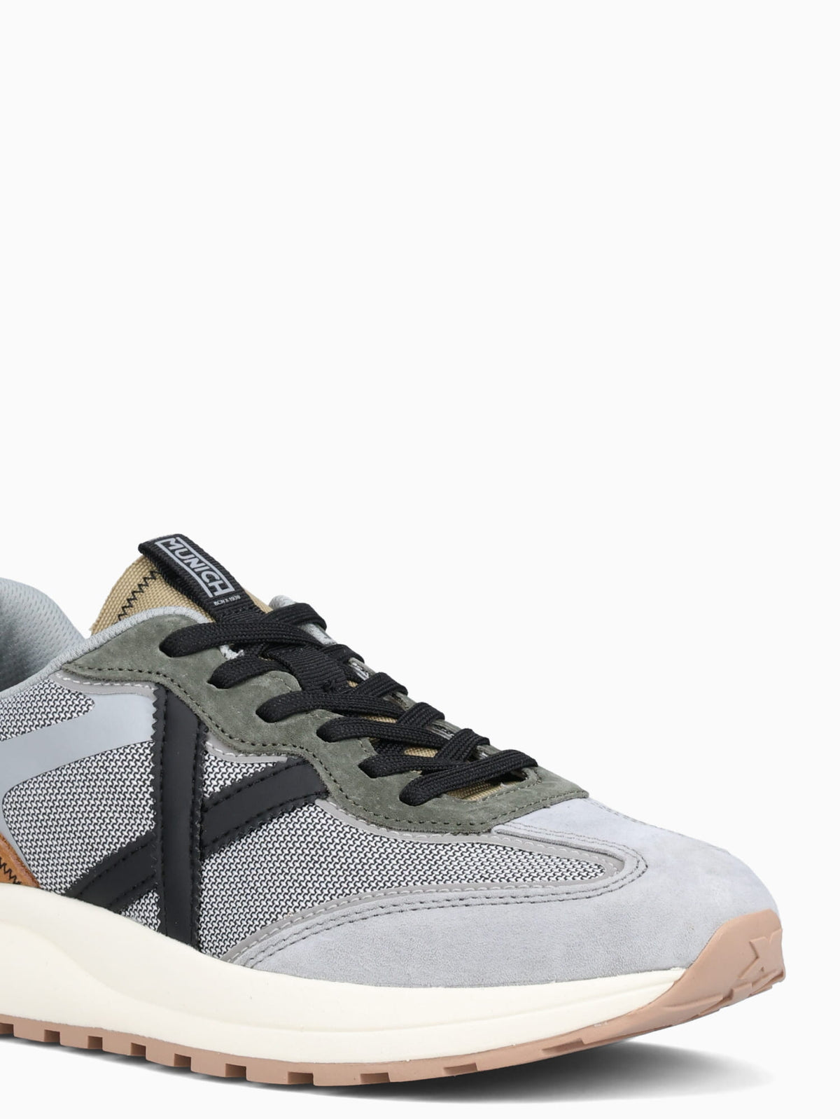Dynamix Gris Verde Tan suede Mesh Grey / 40 / M