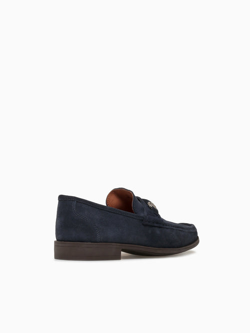 Salman Navy Blue Suede Navy / 7 / M