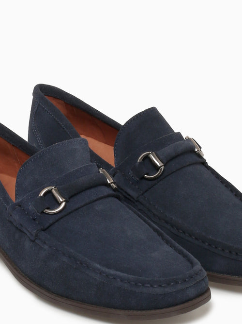 Salman Navy Blue Suede Navy / 7 / M
