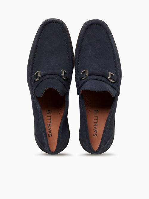 Salman Navy Blue Suede Navy / 7 / M