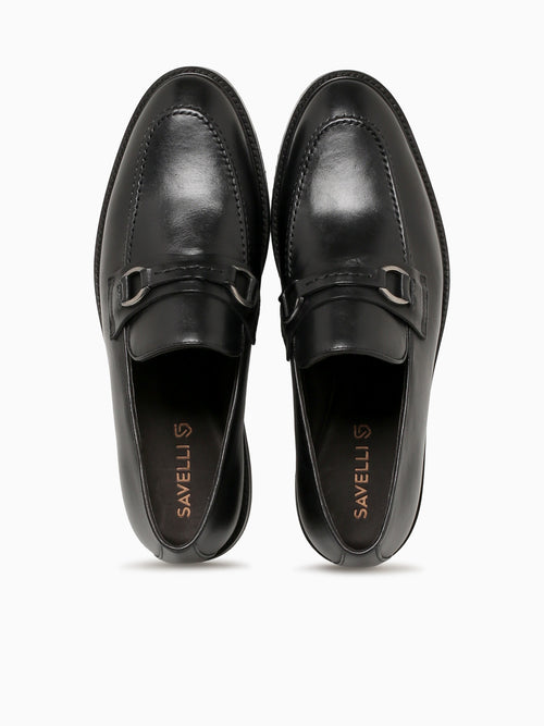 Salnis Preto Leather Black / 7 / M