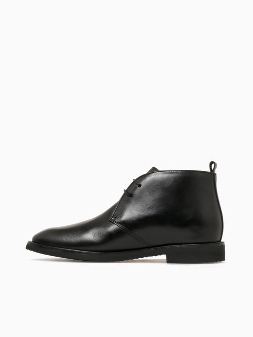 Sam Preto Leather Black / 7 / M