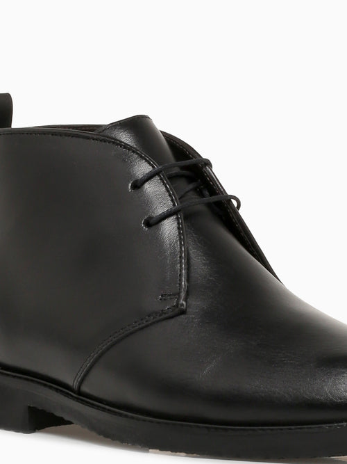 Sam Preto Leather Black / 7 / M