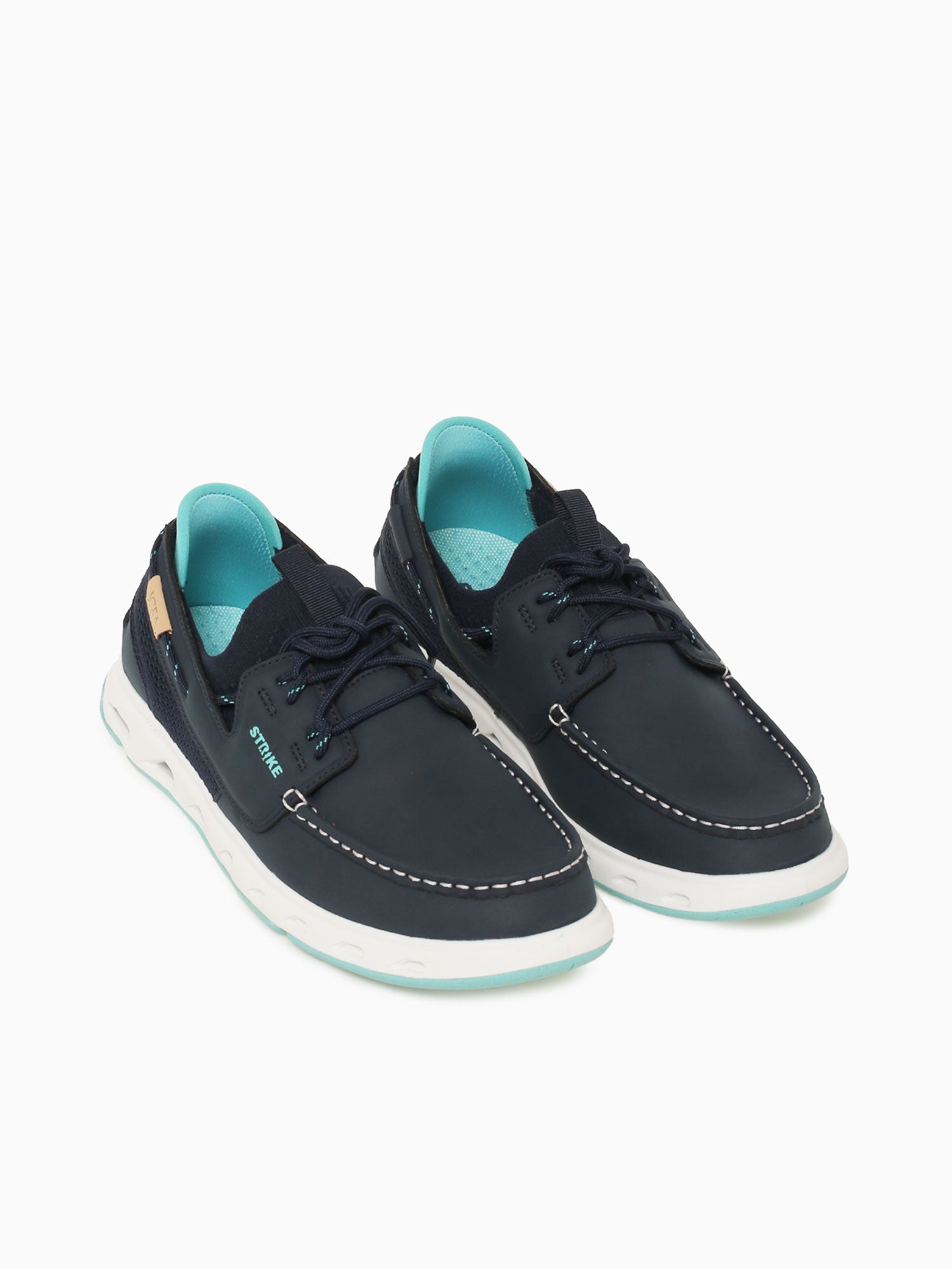 Silvertip Boat Navy Leather Textile Navy / 7 / M