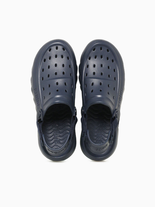 Dogtooth Clog Navy Blue rubber Navy / 7 / M