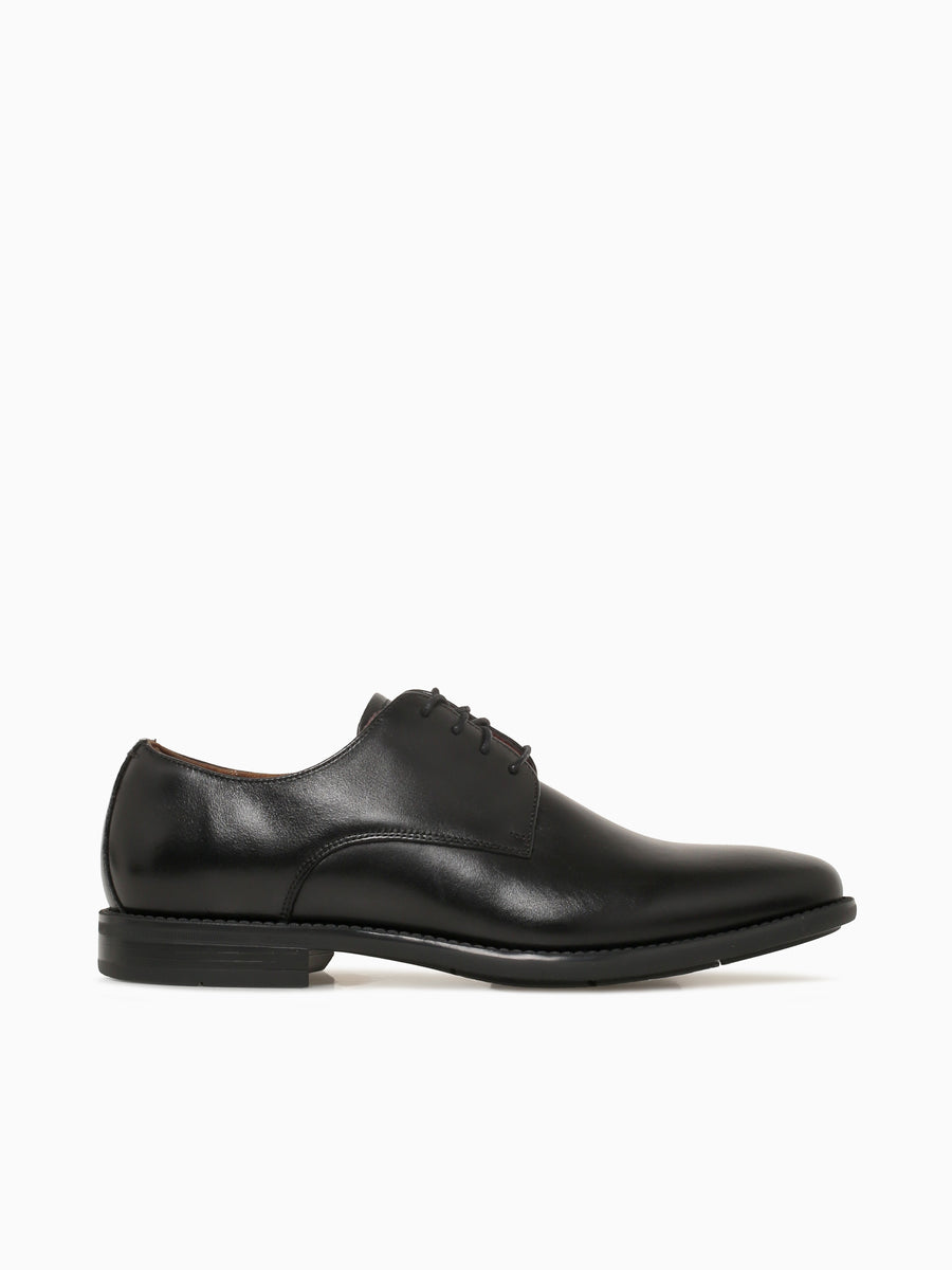 Santucci Plain Toe Black Leather Black / 7 / M