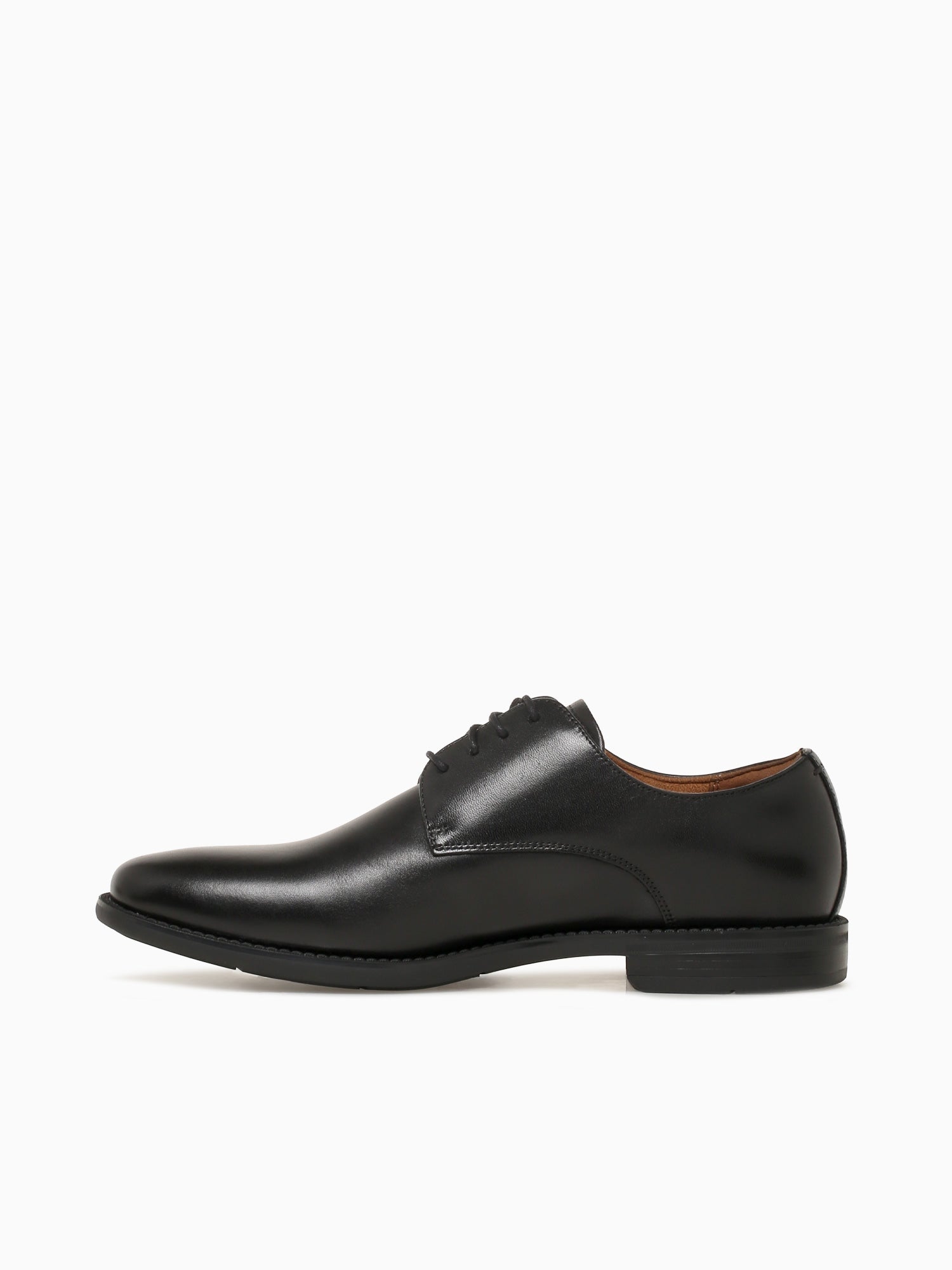 Santucci Plain Toe Black Leather Black / 7 / M