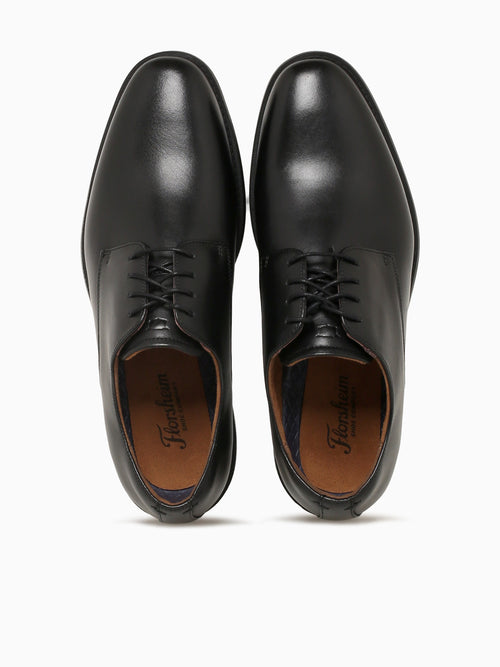 Santucci Plain Toe Black Leather Black / 7 / M