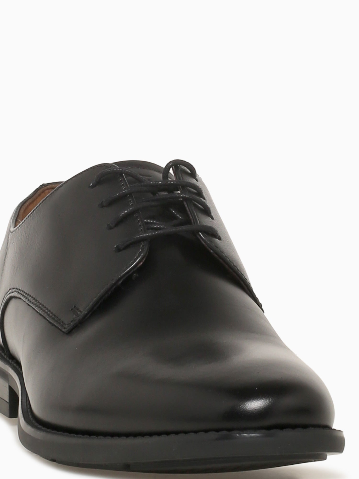 Santucci Plain Toe Black Leather Black / 7 / M
