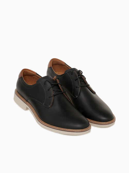 Highpoint Plain Toe Black Crazy Horse Black / 7 / M