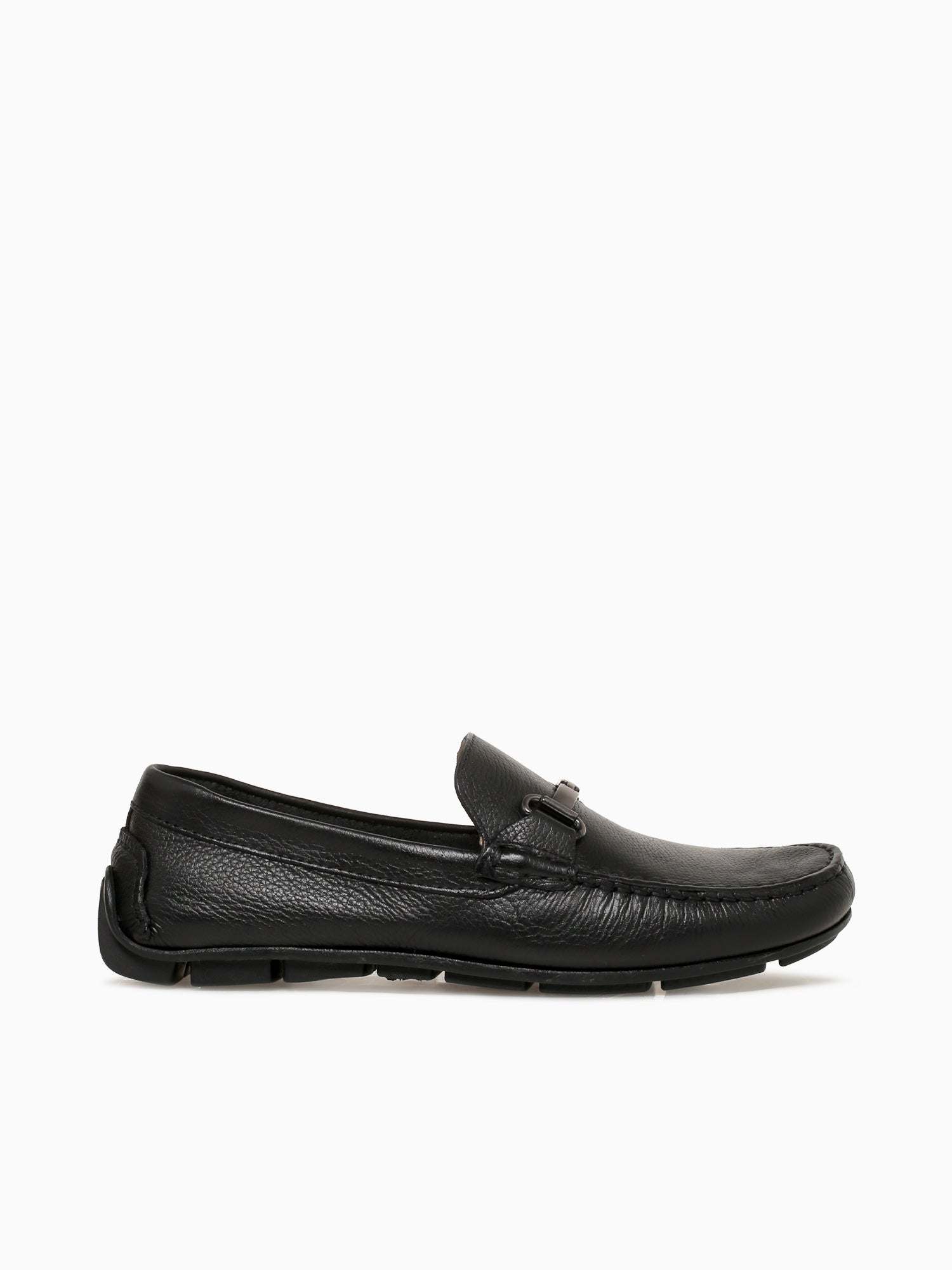 Lago Moc Toe Bit Black Leather Black / 7 / M