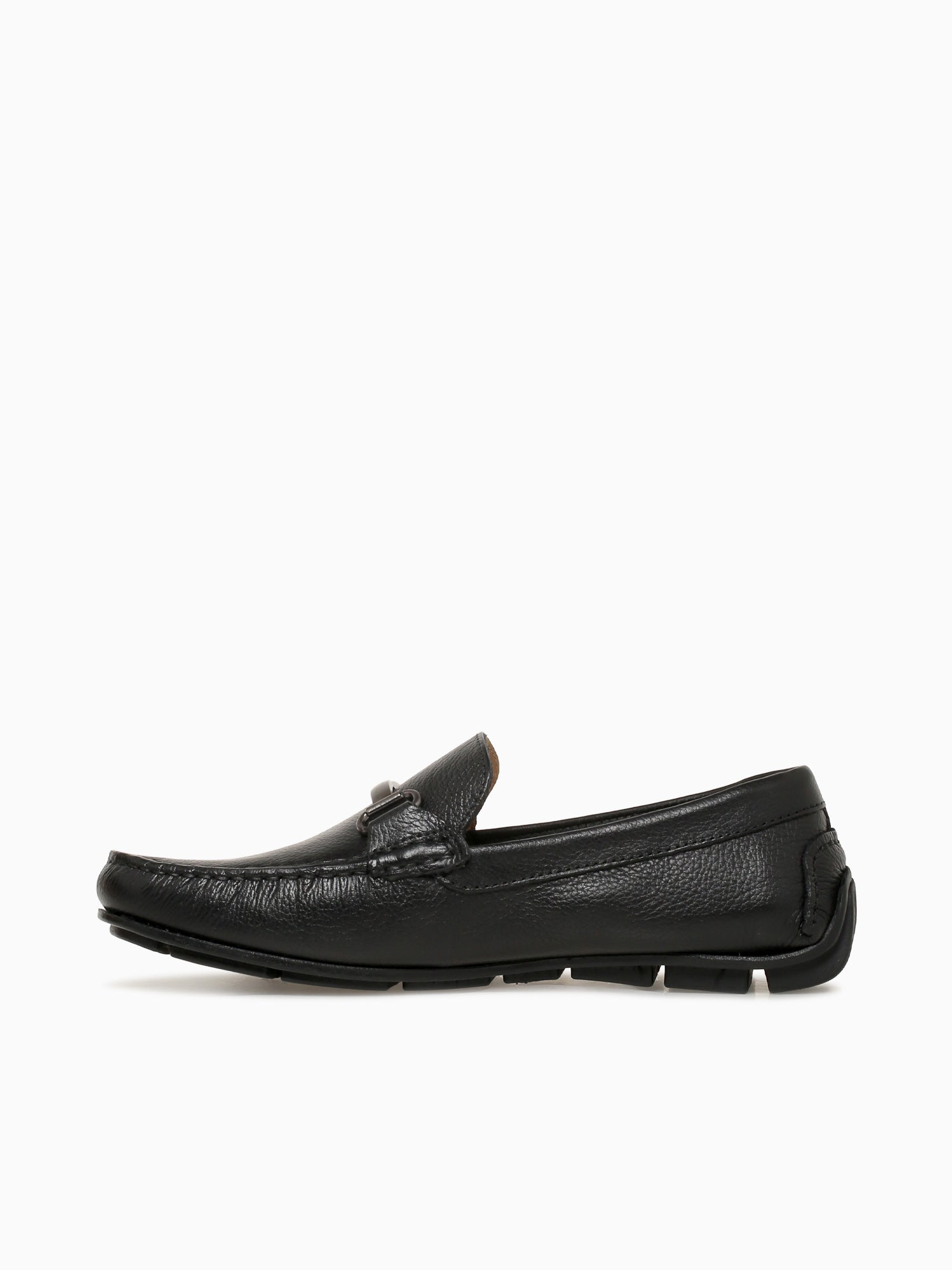 Lago Moc Toe Bit Black Leather Black / 7 / M