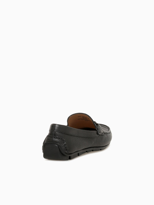 Lago Moc Toe Bit Black Leather Black / 7 / M