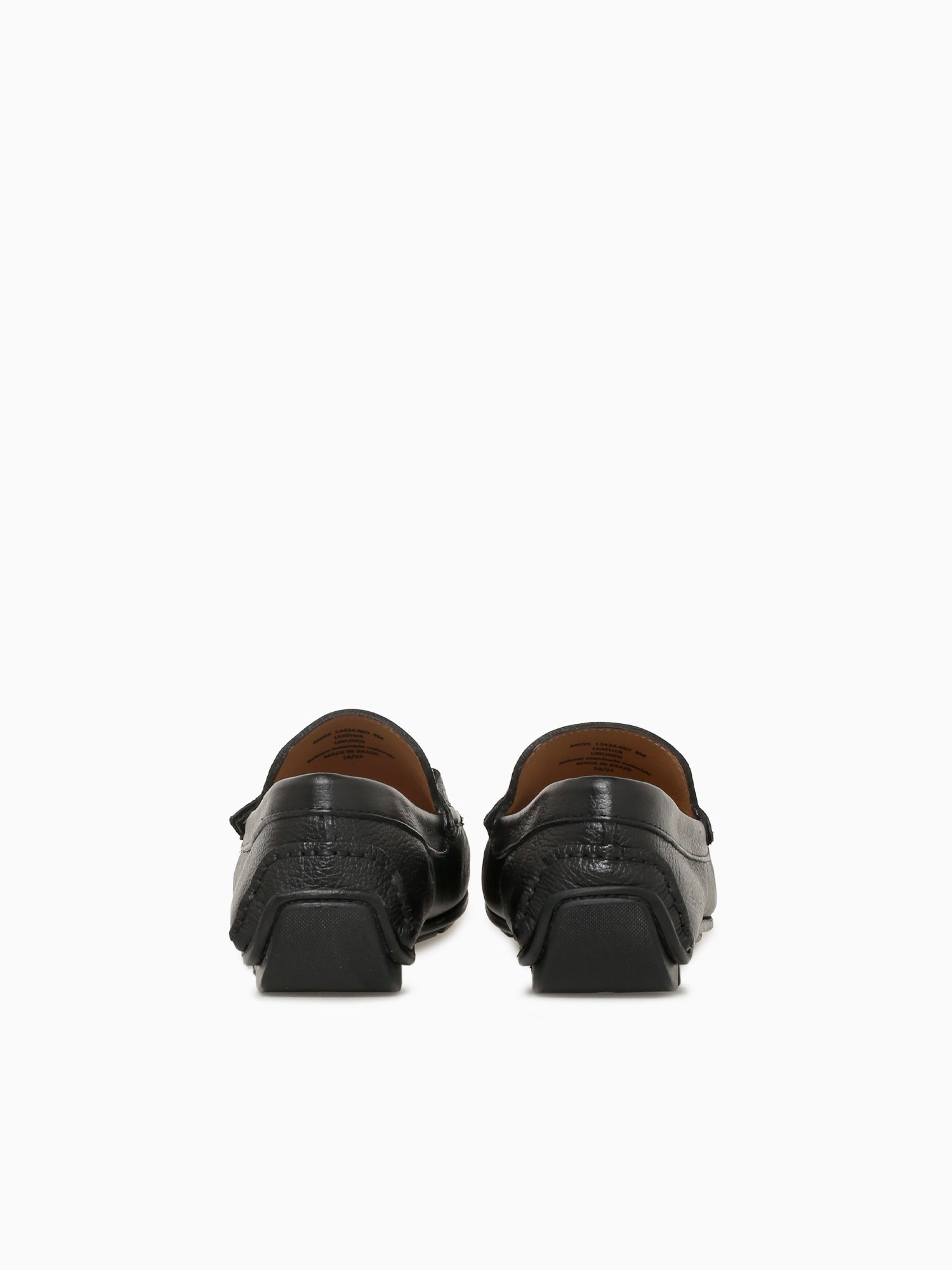 Lago Moc Toe Bit Black Leather Black / 7 / M