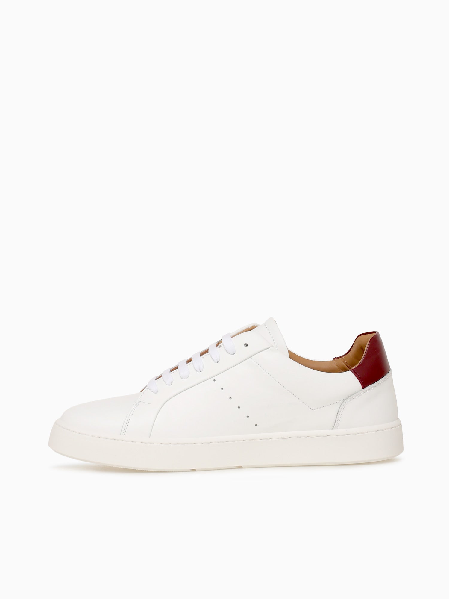 Damiano White Bordeaux calf White / 7 / M