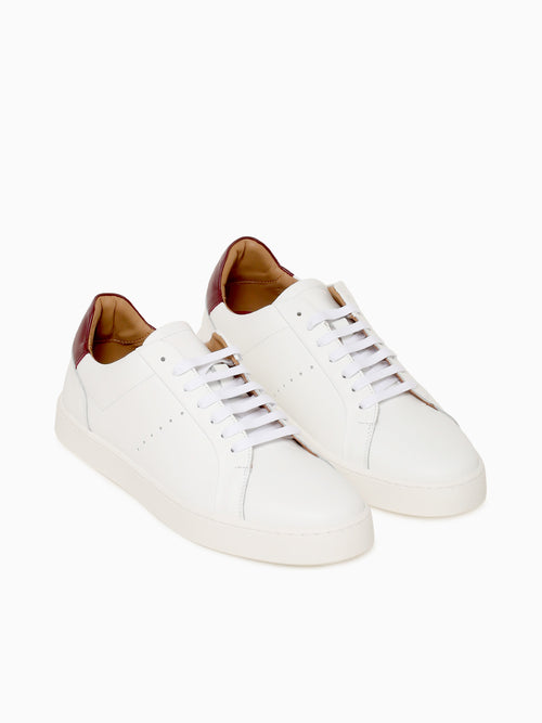 Damiano White Bordeaux calf White / 7 / M