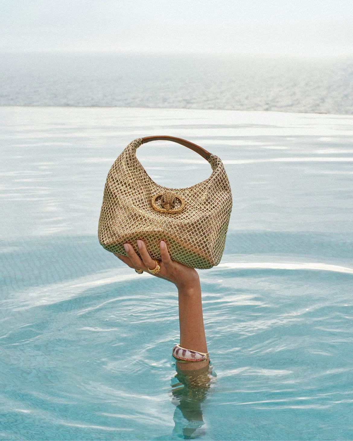 Chelsea Sm Slouch Hobo Gold 710