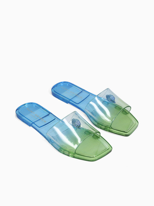 Maddison Slide Blue Jelly Blue / 5 / M