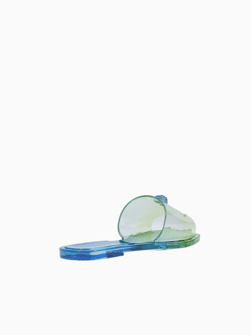Maddison Slide Blue Jelly Blue / 5 / M