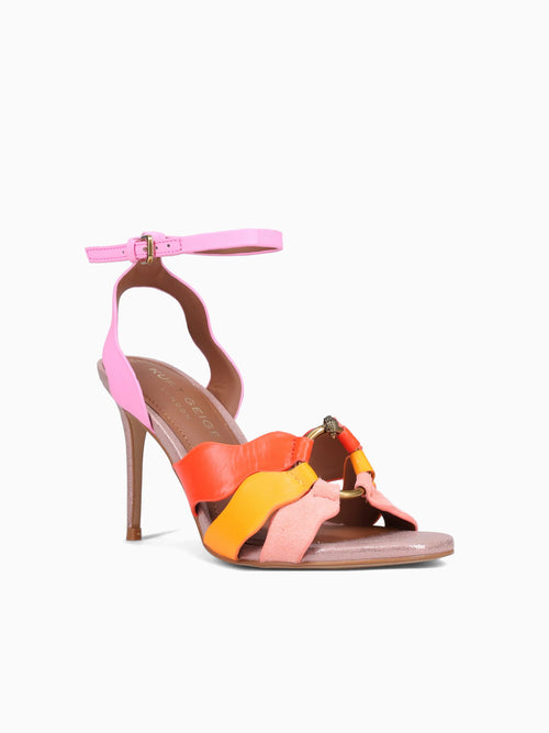 Sun Wave Sandal Pink Combo Leather Pink / 5 / M