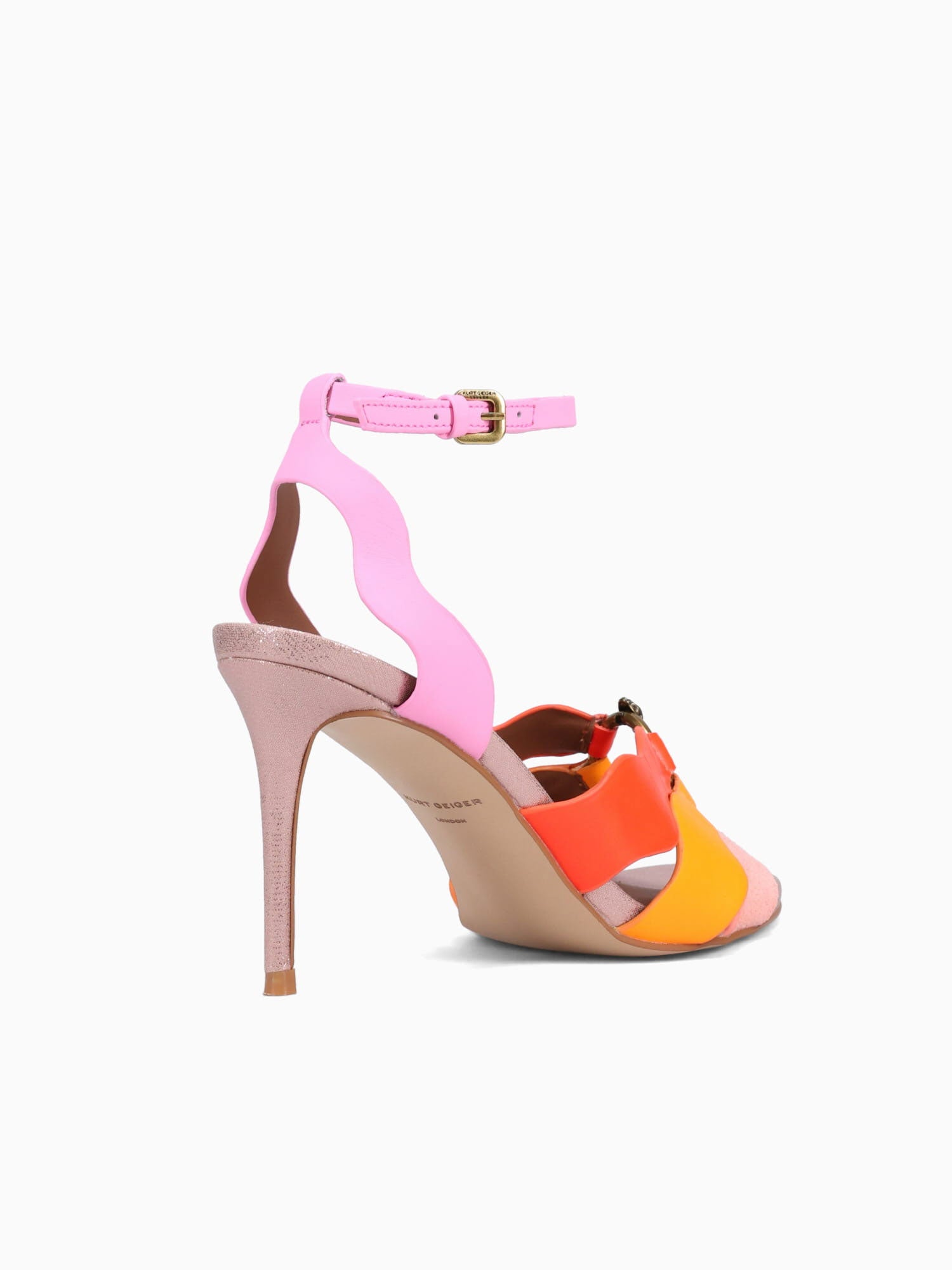 Sun Wave Sandal Pink Combo Leather Pink / 5 / M