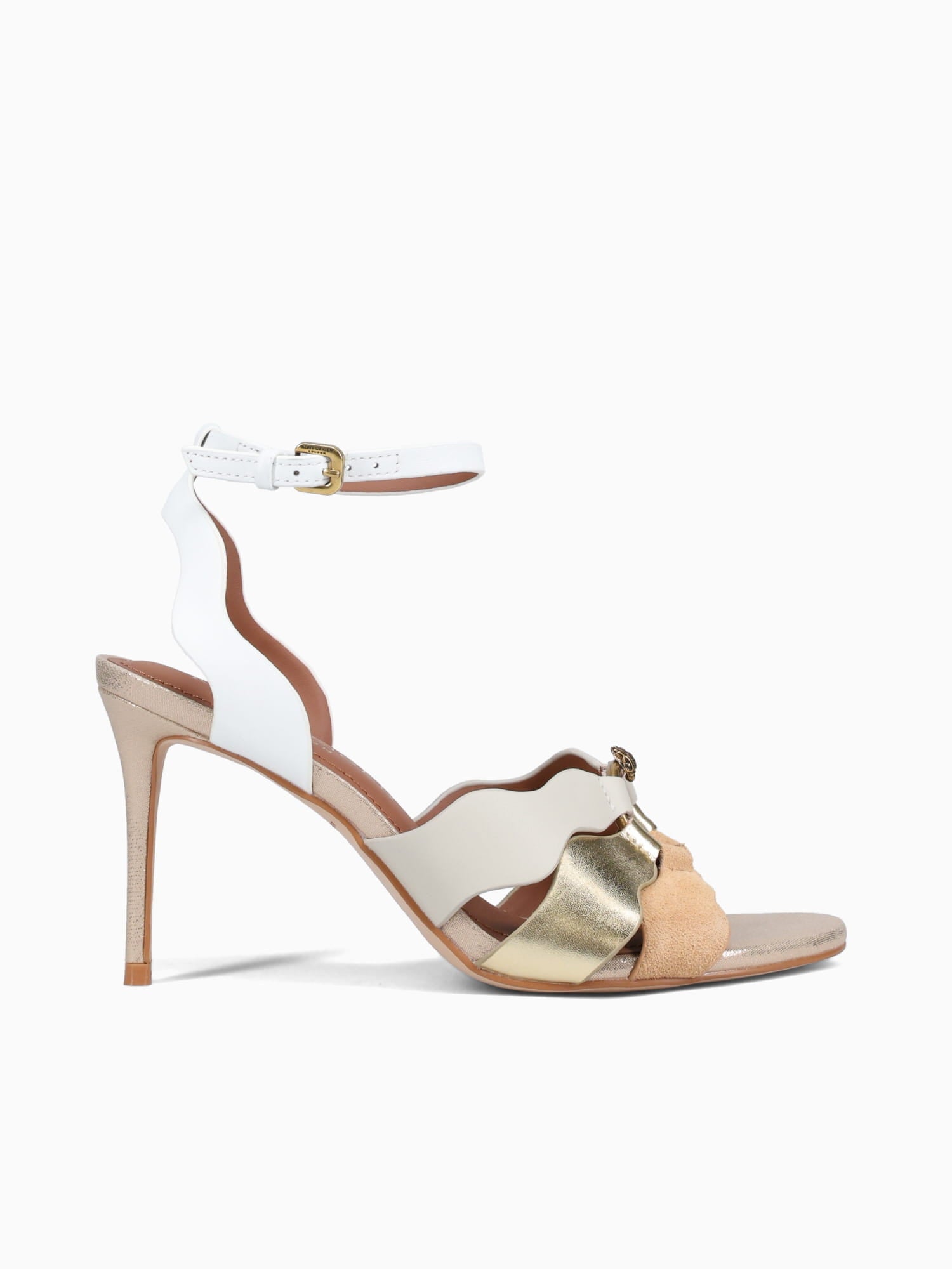 Sun Wave Sandal Gold Combo Leather Gold / 5 / M