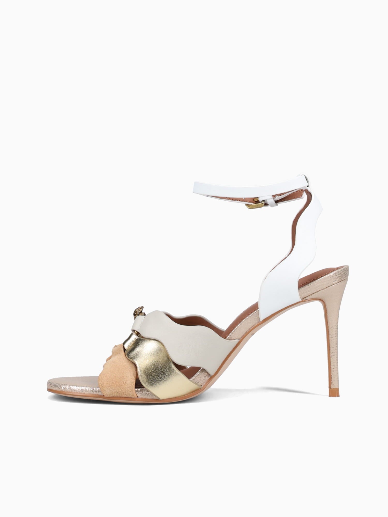 Sun Wave Sandal Gold Combo Leather Gold / 5 / M