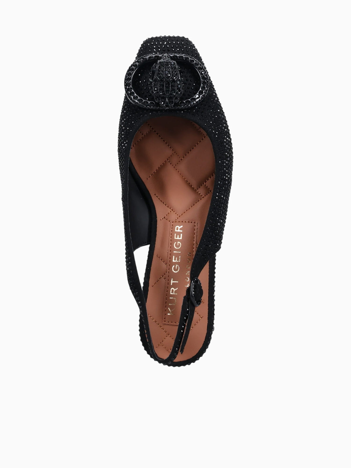 Chelsea Block Slingback Dr Black Fabric Other / 5 / M