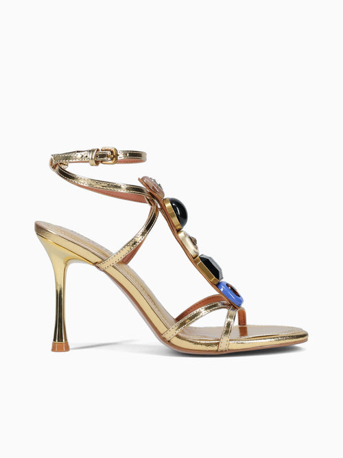 Loulou Sandal Gold Leather Gold / 5 / M