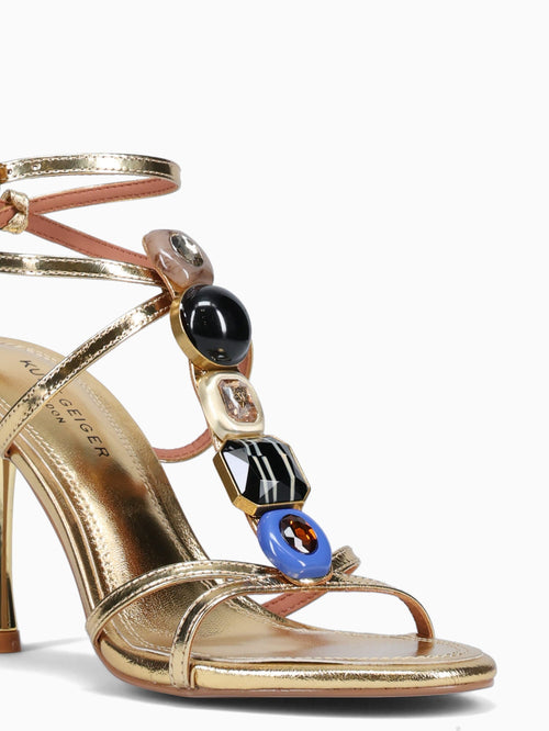 Loulou Sandal Gold Leather Gold / 5 / M