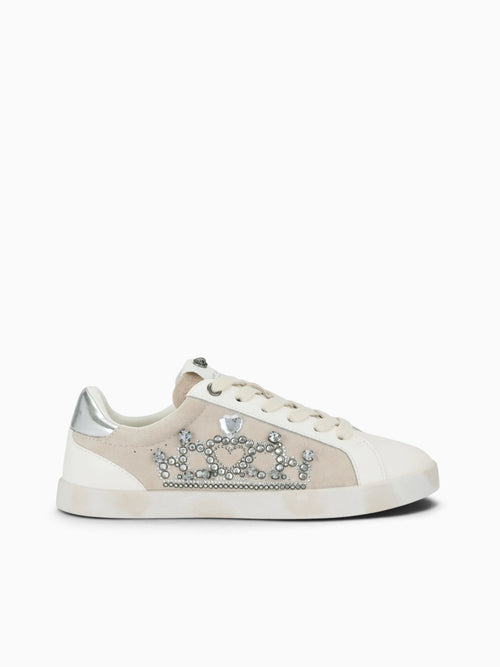 Britton Crown Sneaker White Combo Leathe White / 5 / M