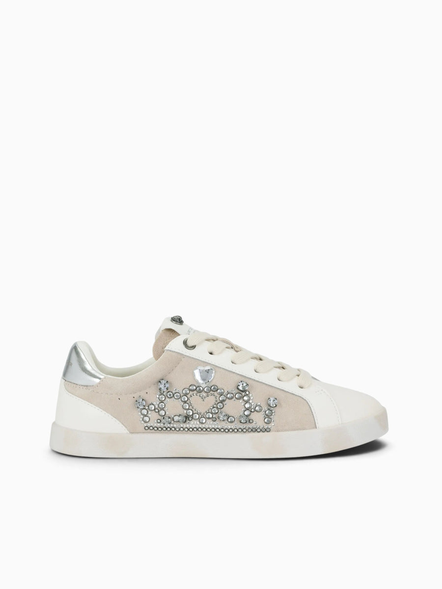 Britton Crown Sneaker White Combo Leathe White / 5 / M