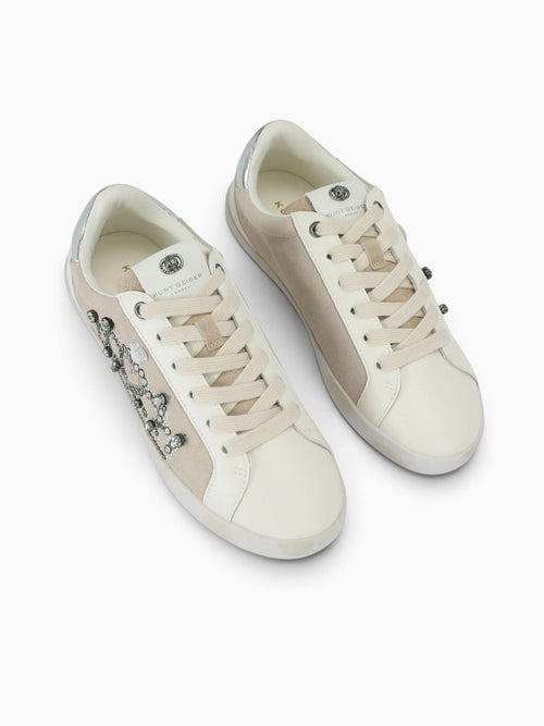 Britton Crown Sneaker White Combo Leathe White / 5 / M