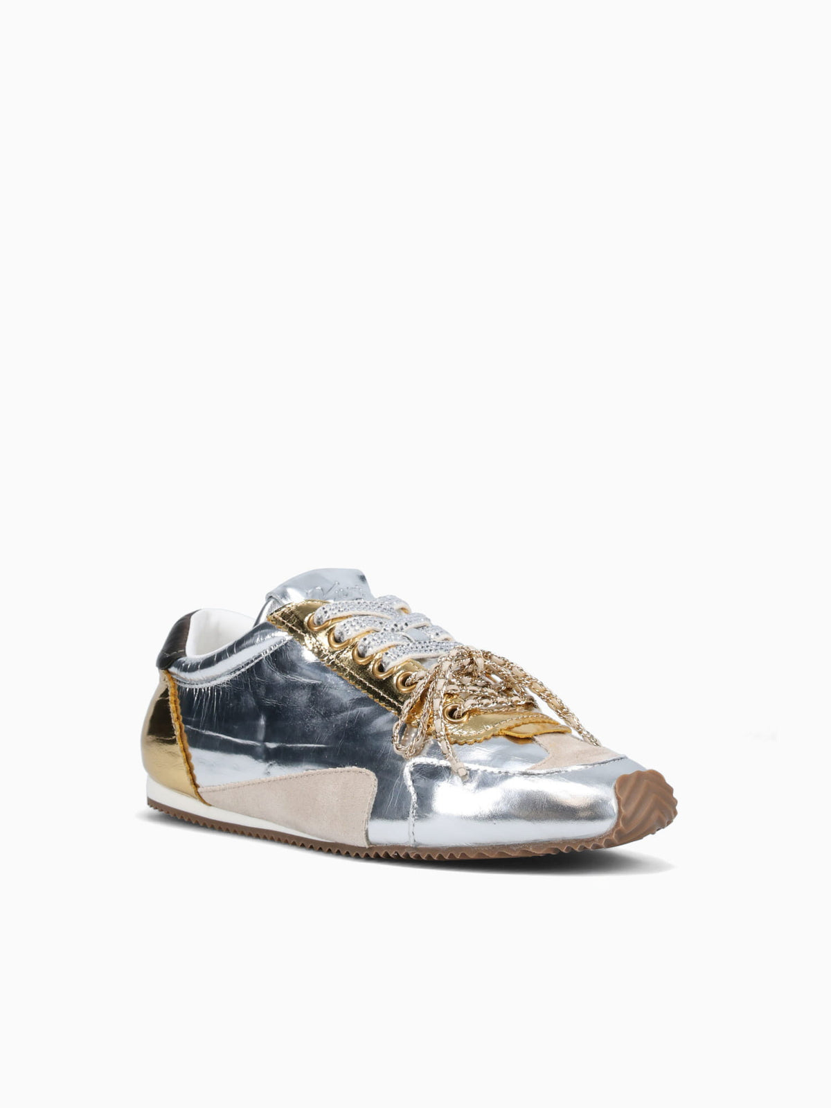 Islington Sneaker Metallic Milti Leather Silver / 5 / M