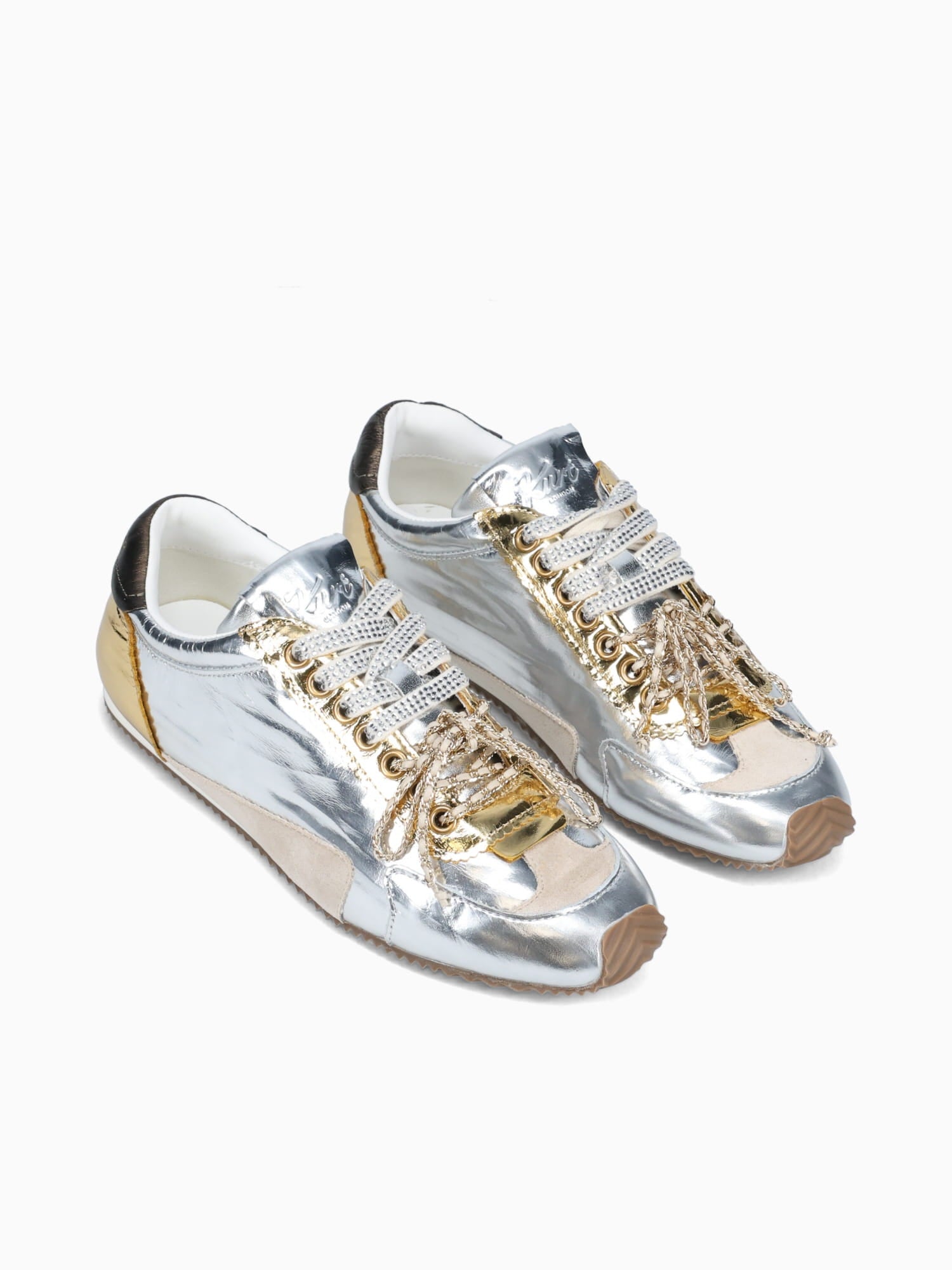 Islington Sneaker Metallic Milti Leather Silver / 5 / M