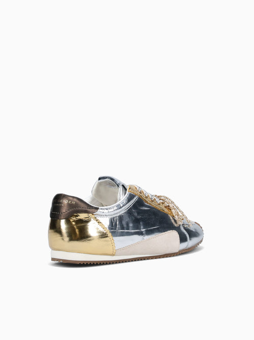 Islington Sneaker Metallic Milti Leather Silver / 5 / M